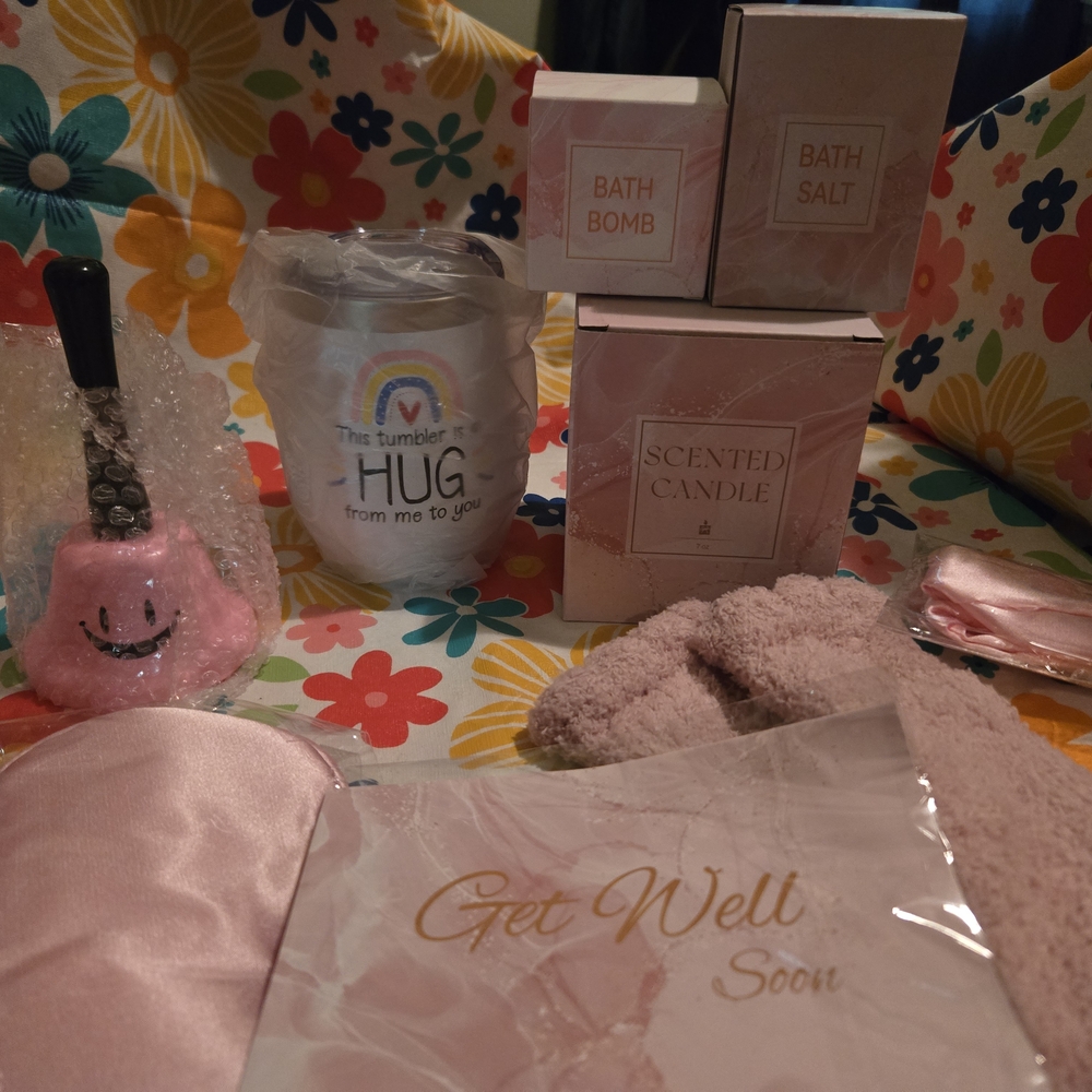 Pink Bath & Body Gift Set